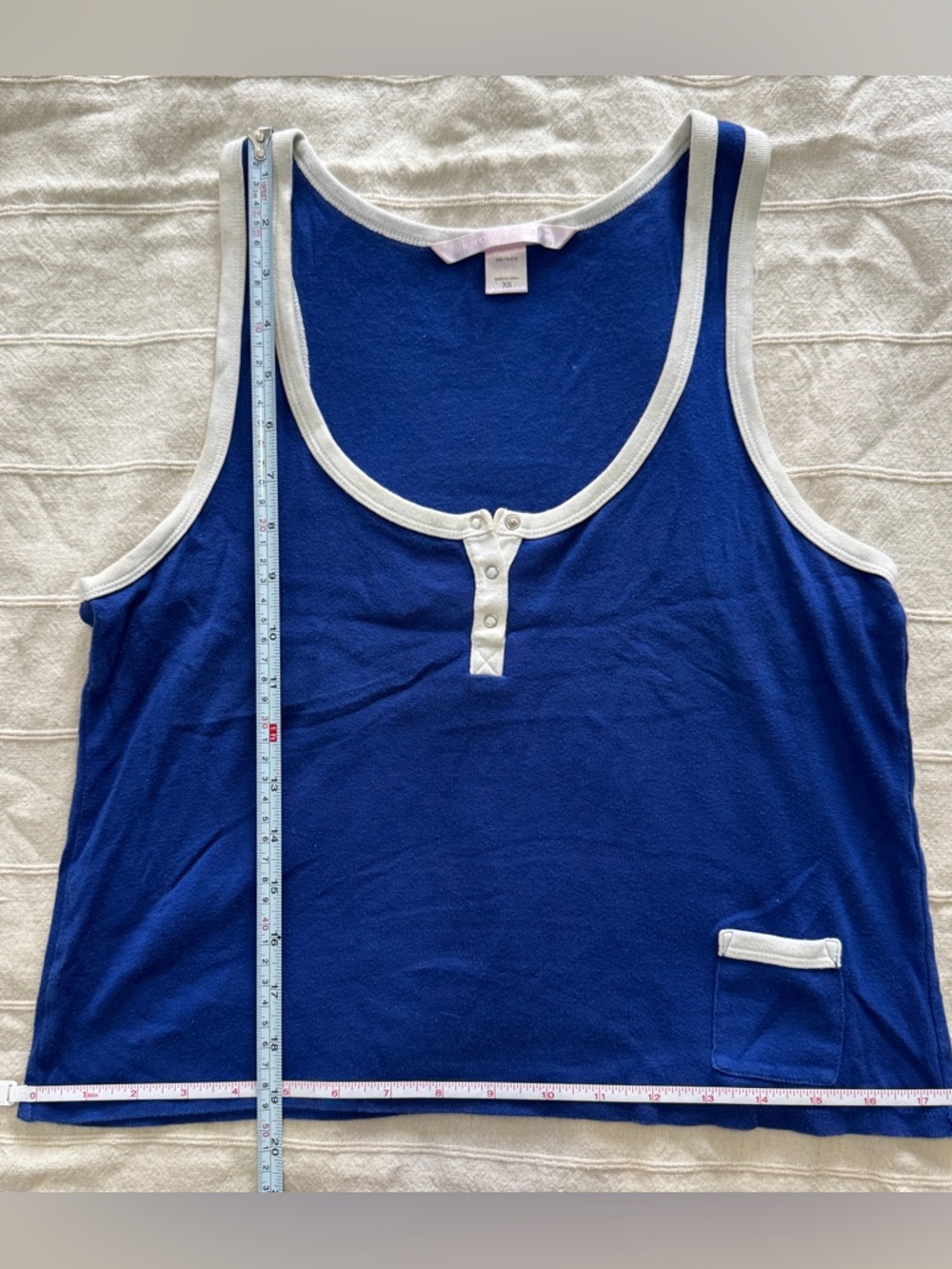 Victoria's Secret Stylish Royal Blue Tank Top